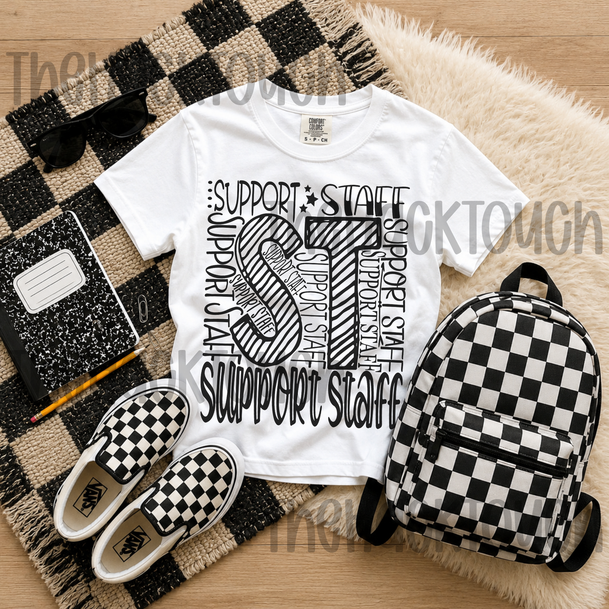 Support Staff Typography