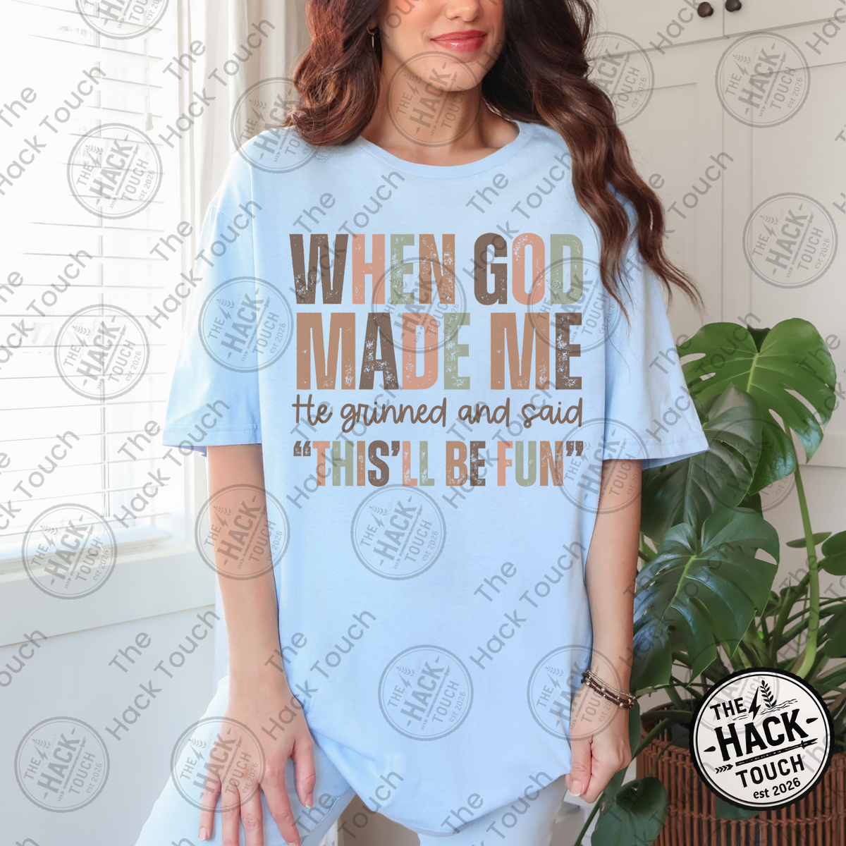 Boho When God Made Me He Grinned