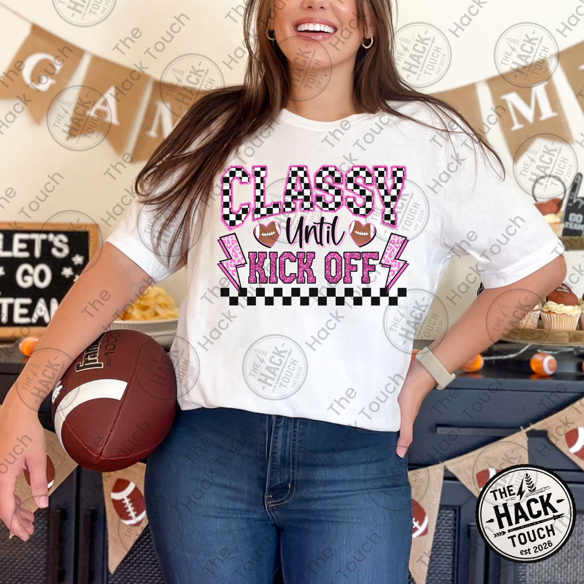 Classy Until Kick Off - Pink