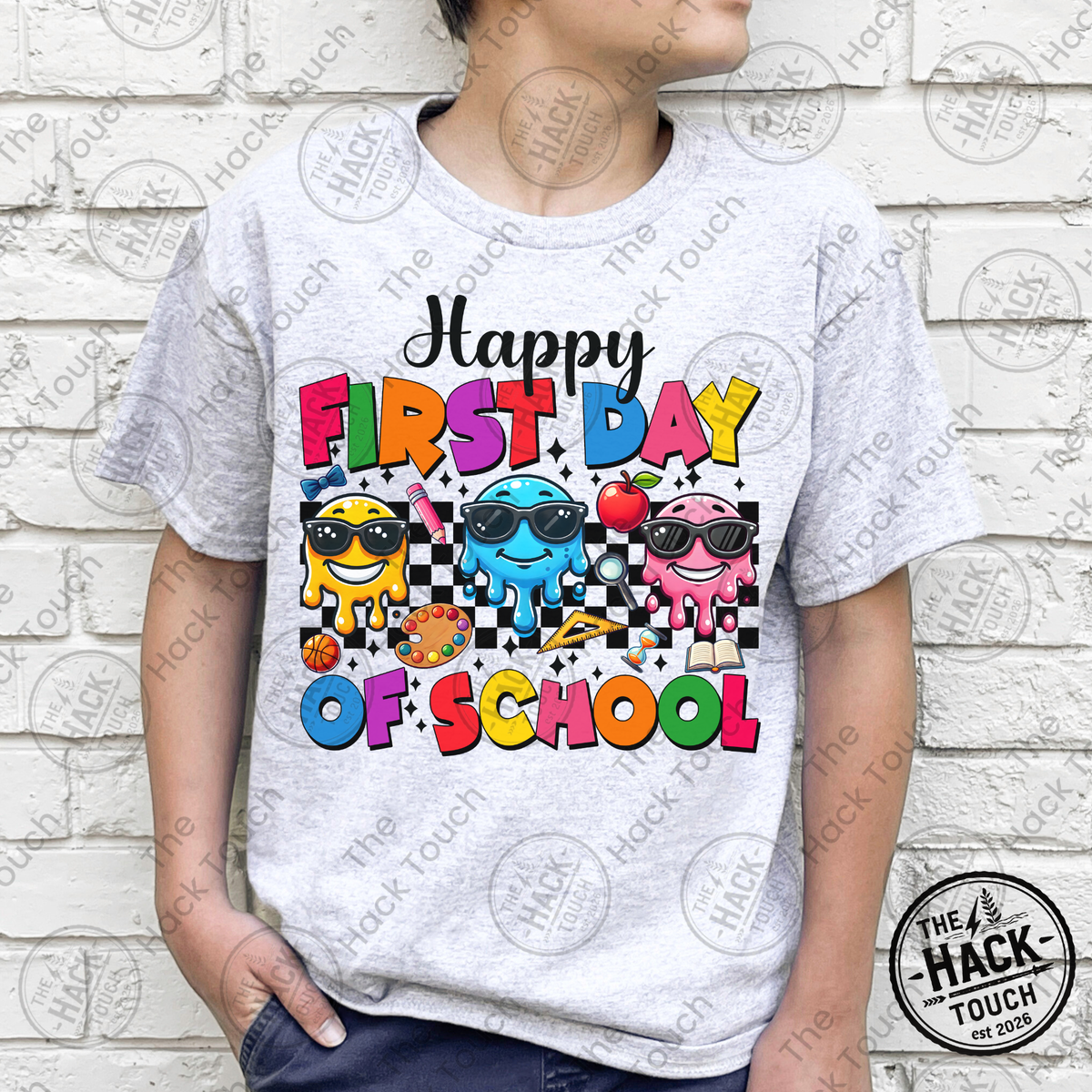 Colorful First Day of School
