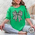 Glitter Soccer Coquette Bow