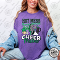 Hot Mess Cheer Mama - Green