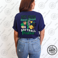 Hot Mess Softball Mama - Green