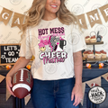 Hot Mess Cheer Mama - Light Pink