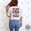 Hot Mess Cheer Mama - Red