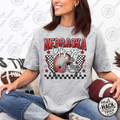 Nebraska Retro Football Helmet