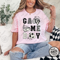 Retro Soccer Game Day - Black