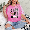Retro Baseball Game Day - Black