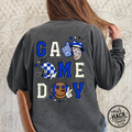 Retro Football Game Day - Blue