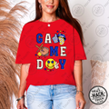 Retro Softball Game Day - Blue