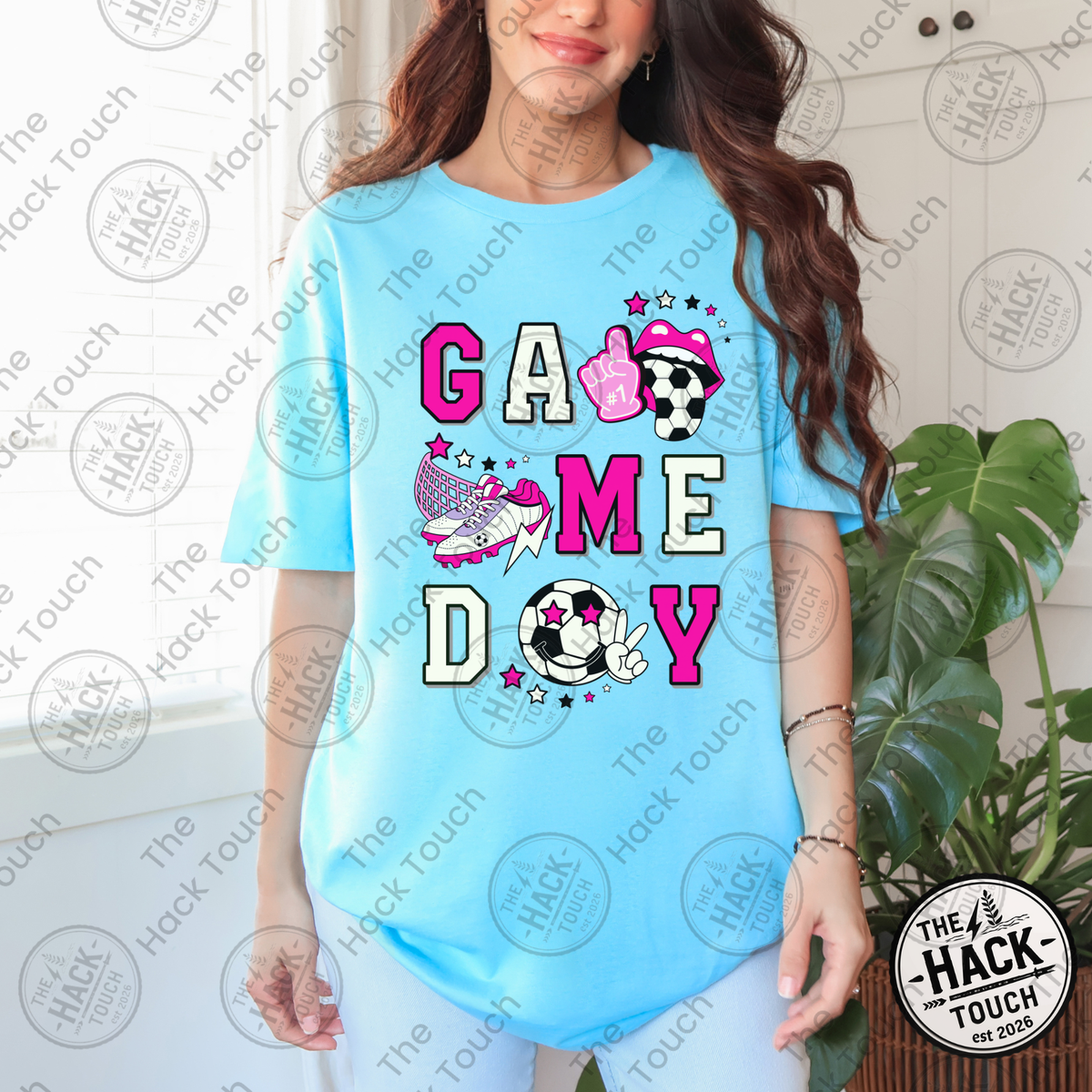 Retro Soccer Game Day - Pink
