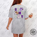 Retro Baseball Game Day - Purple