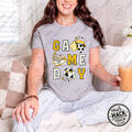 Retro Soccer Game Day - Yellow
