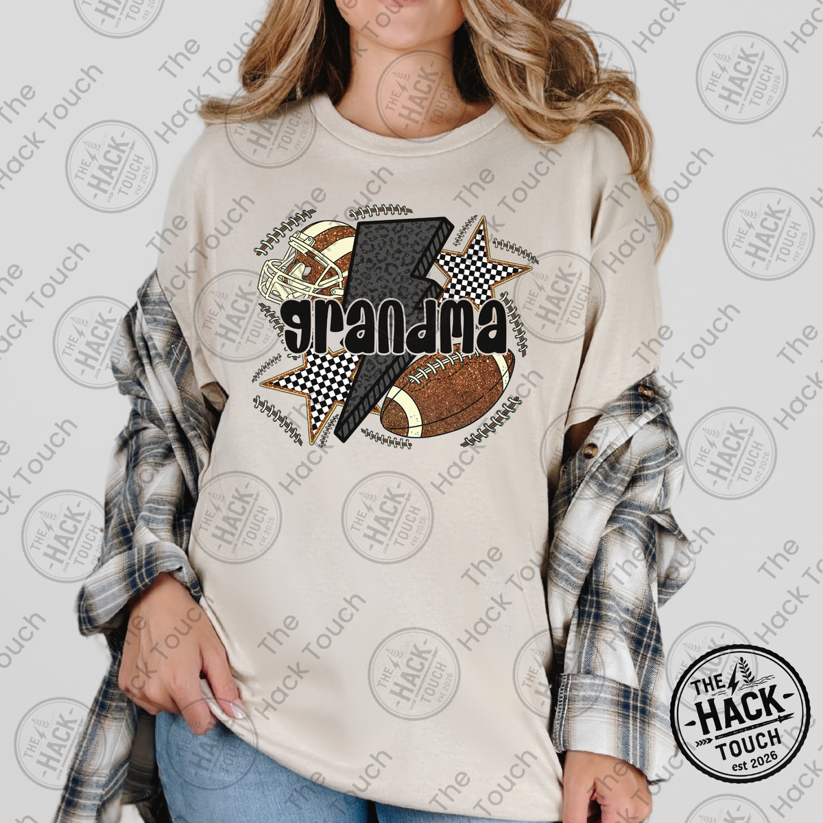 Wild Bolt Football Grandma