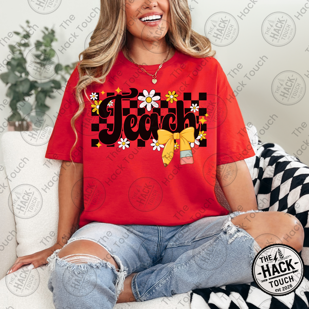 Teacher Checkered Coquette