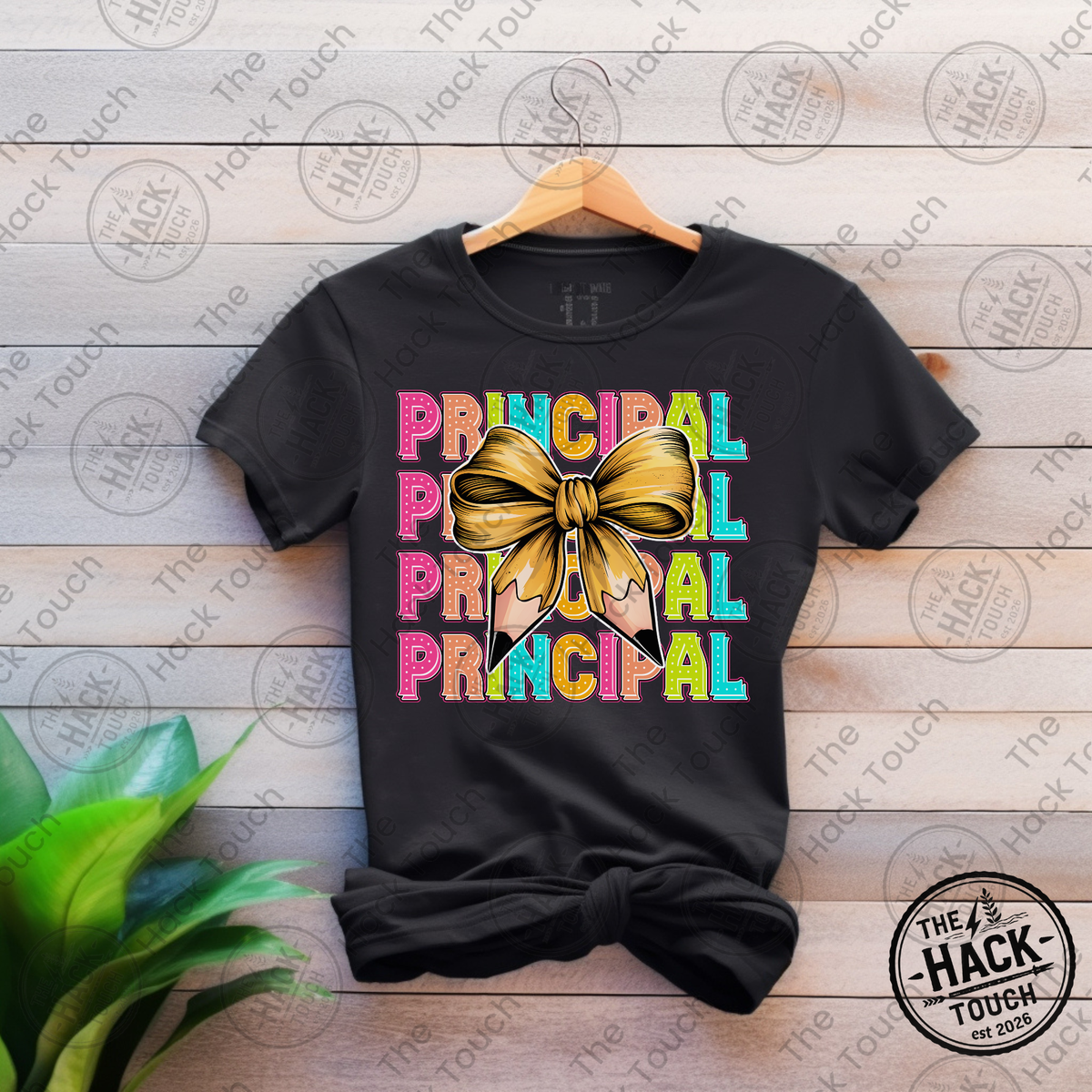 Colorful Principal Stack w/ Bow