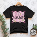 Teacher Bow Frame - Pink
