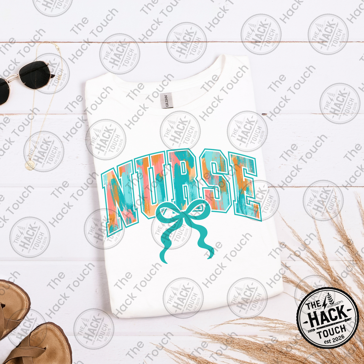 Teal and Orange Nurse